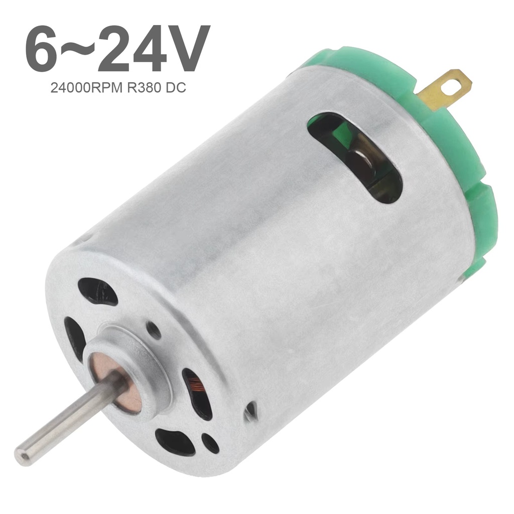 Motor DC R380 6–24 V 24000 RPM